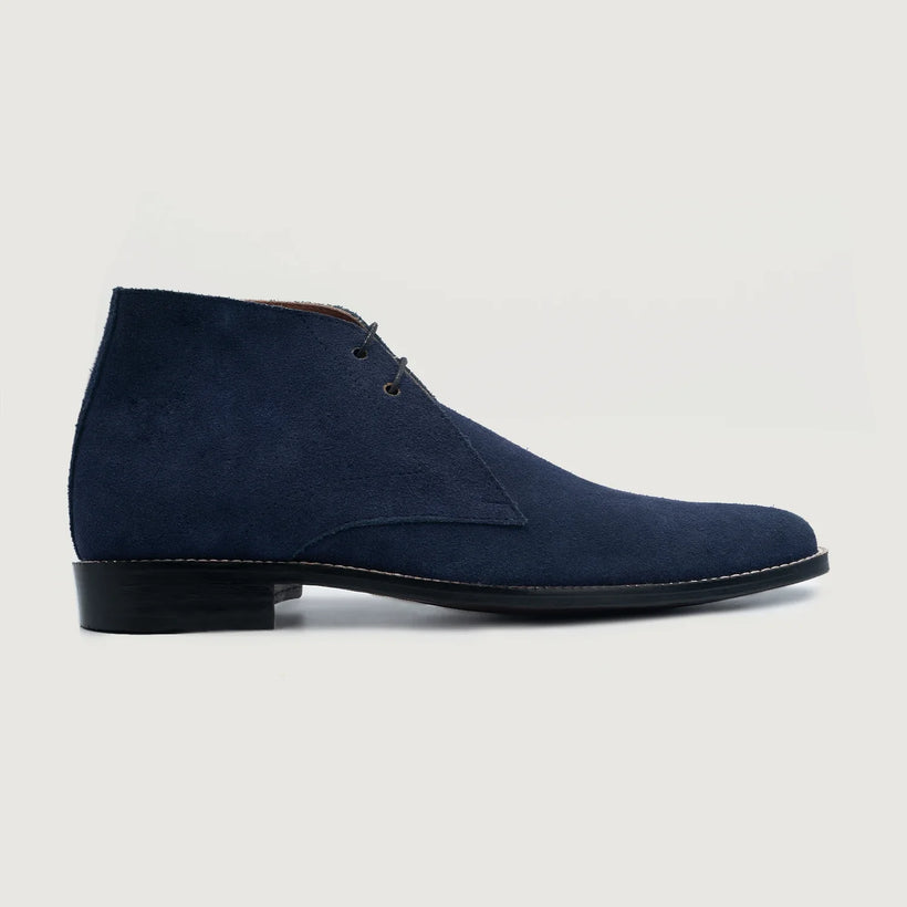 Corry Chukka Midnight أزرق Suede أحذية بوت جلدية رجالي