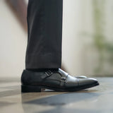 Styled On-Foot Perspective Demonstrating Ankle Fit & Silhouette on Model