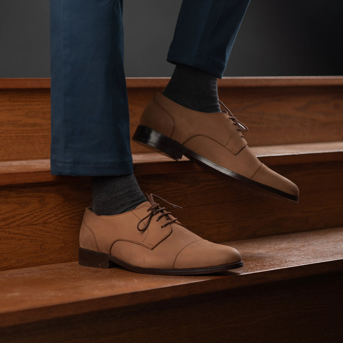 Orlaven Attorney Derby بني Nubuck أحذية جلدية كلاسيكية رجالي footwear image 9