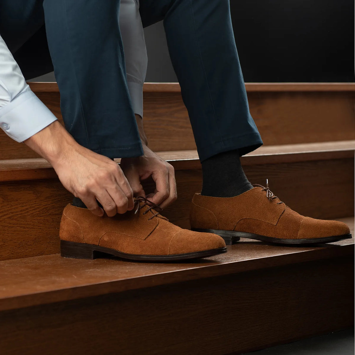 Orlaven Attorney Derby بني Suede أحذية جلدية كلاسيكية رجالي footwear image 10