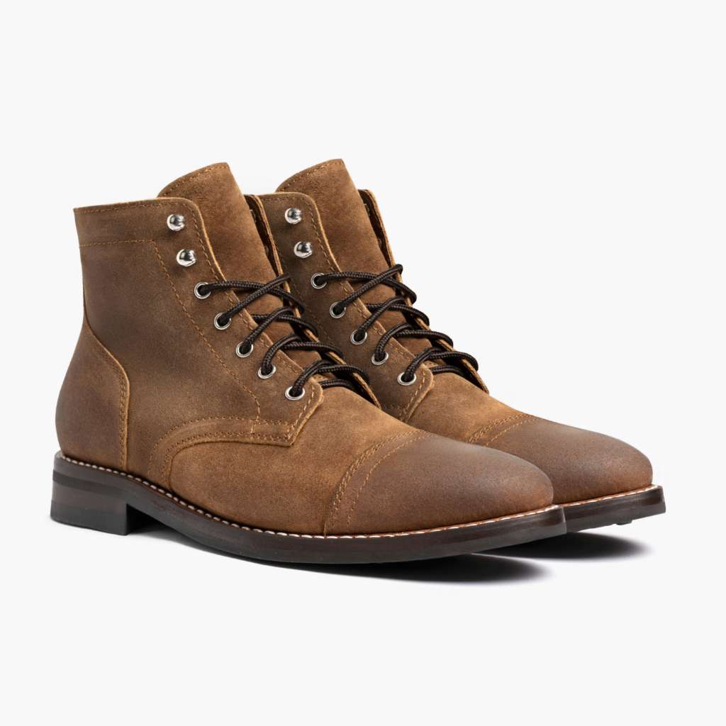 Captain Safari أحذية بوت جلدية رجالي in Classic Full-Grain Leather - عرض جانبي | شراء أونلاين عبر المتجر الرسمي