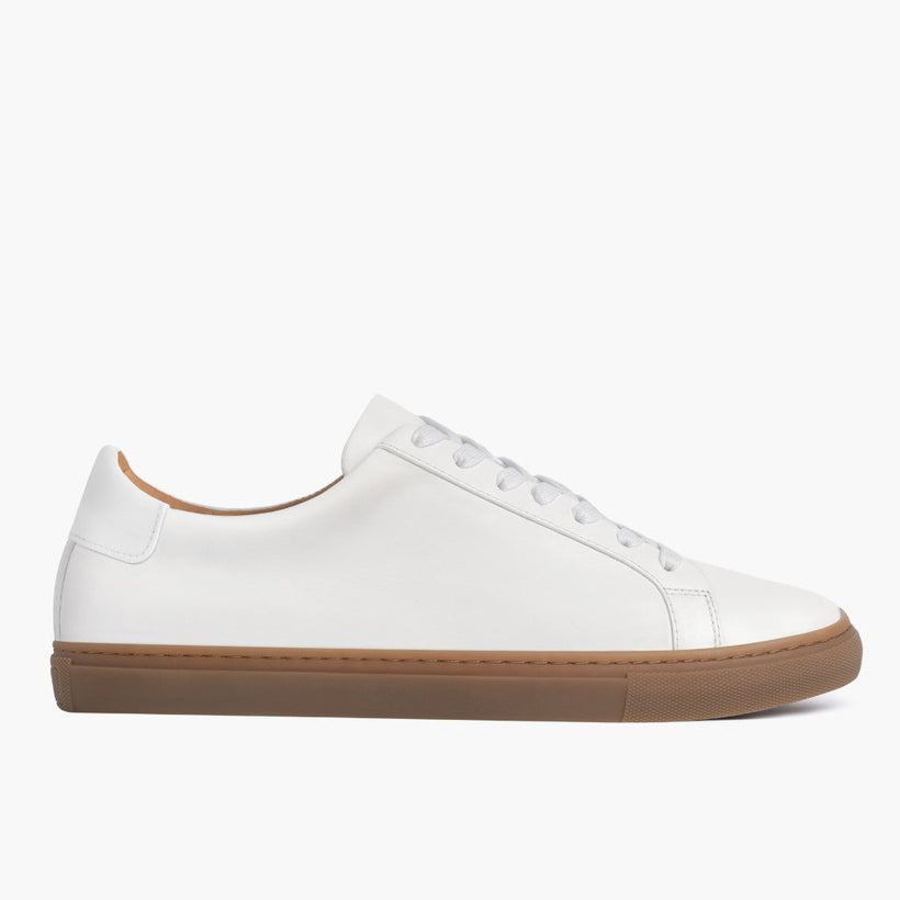 Legacy White Leather Sneakers رجالي