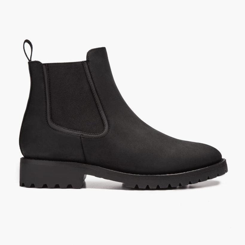 Legend أسود Matte Leather Boots رجالي
