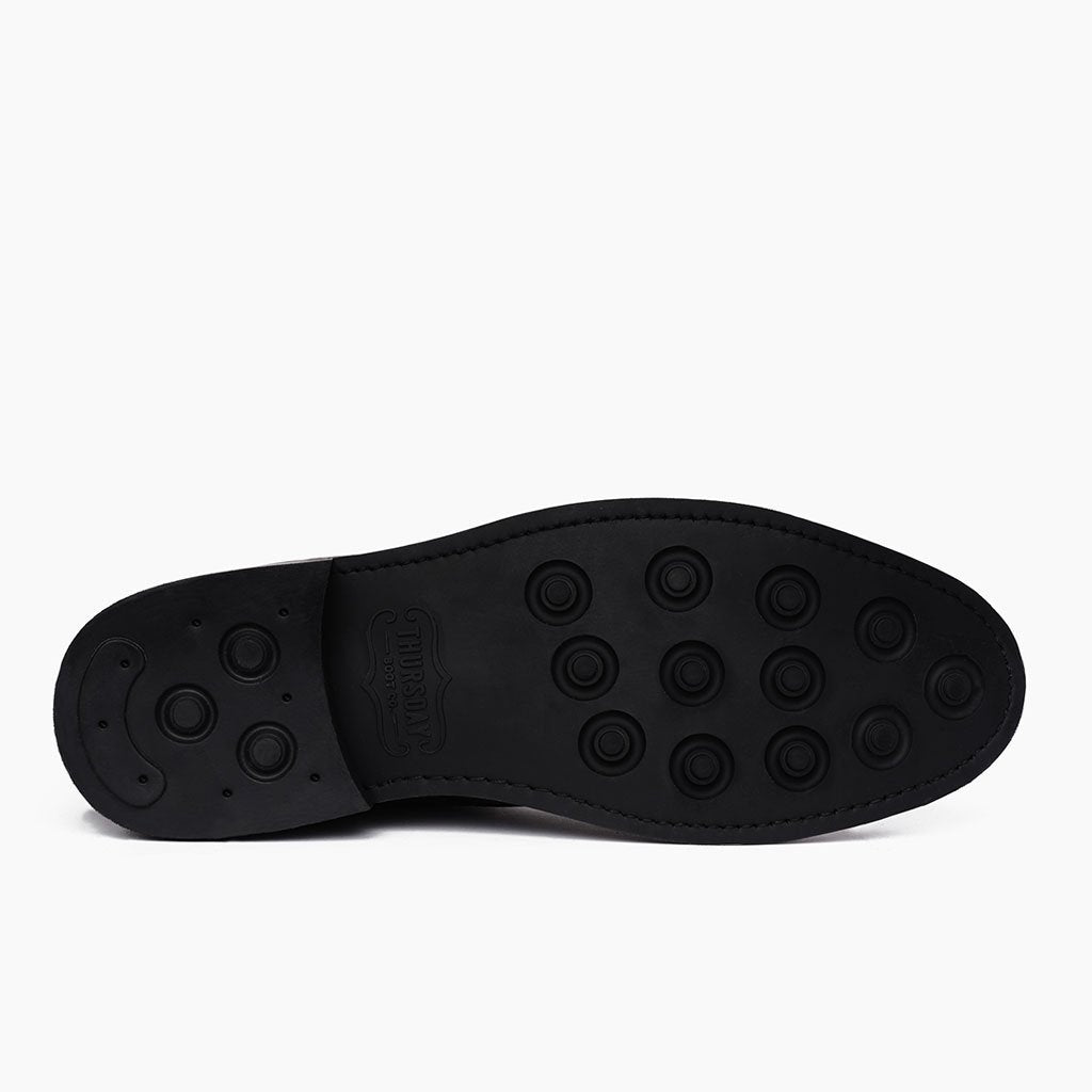 High-Traction Rubber Outsole & Lug Tread Pattern on President Saddlewood أحذية بوت جلدية رجالي For Men