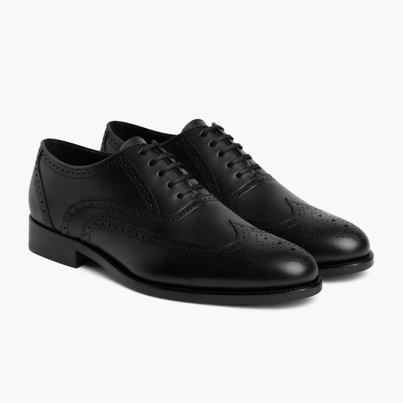 Aviator أسود Leather Loafers رجالي