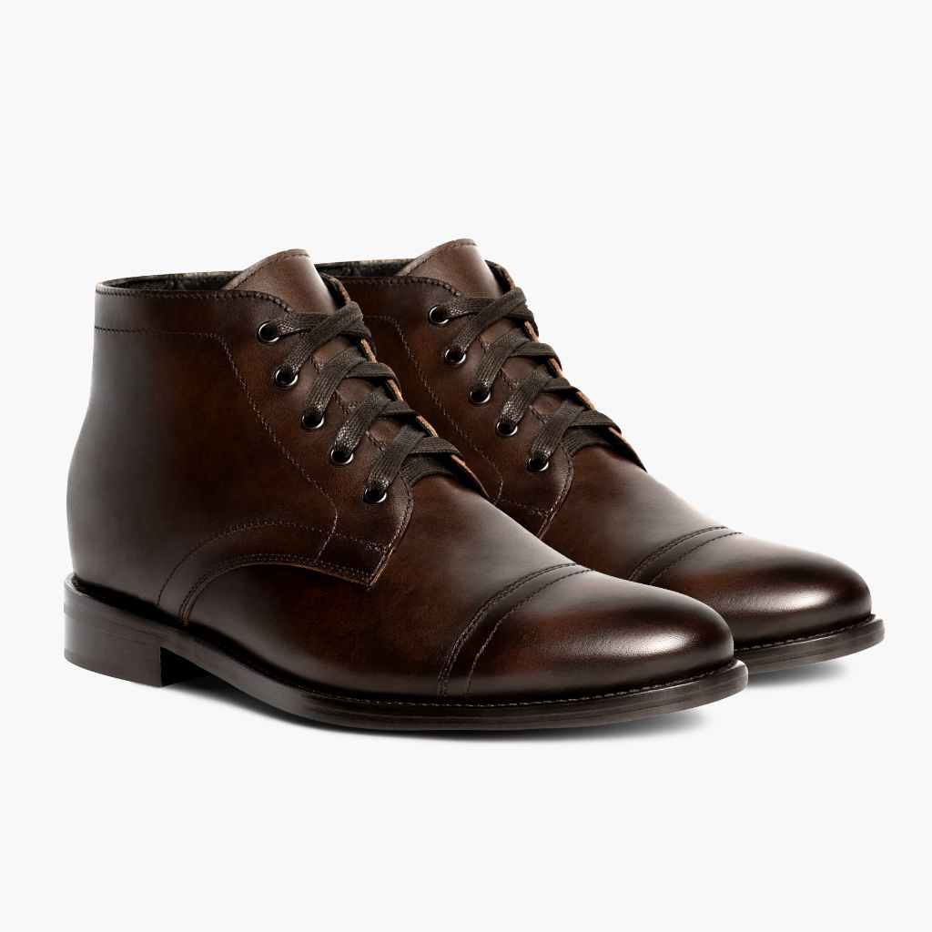 Cadet Rich Mahogany أحذية بوت جلدية رجالي in Classic Full-Grain Leather - عرض جانبي | شراء أونلاين عبر المتجر الرسمي
