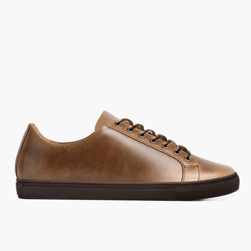 Premier Low Top Natural Leather Sneakers رجالي