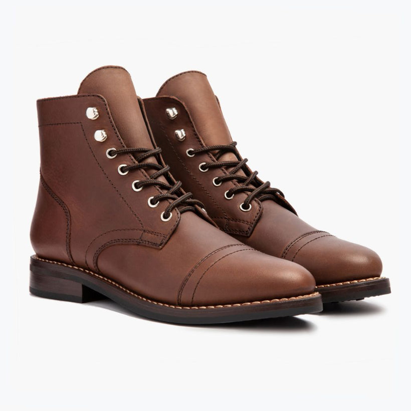 Captain Whiskey Leather Boots نسائي