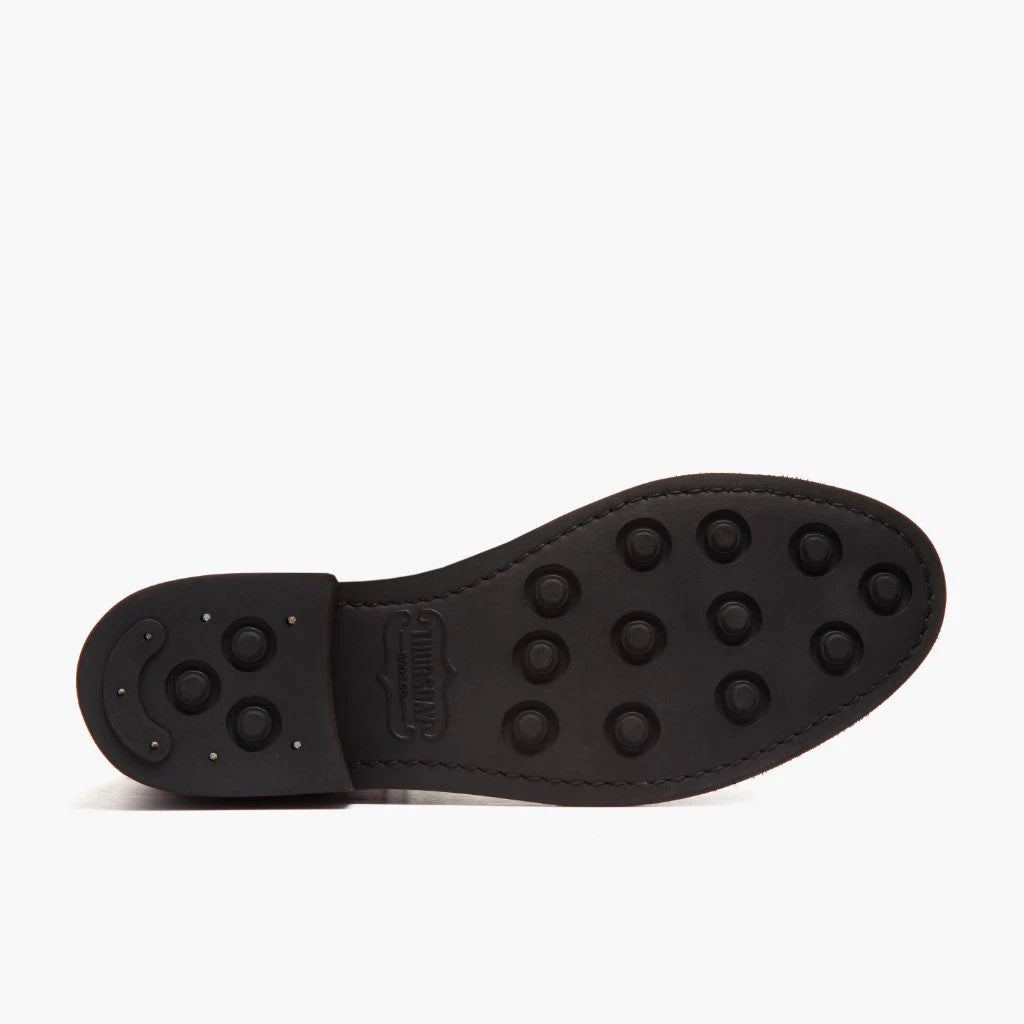 High-Traction Rubber Outsole & Lug Tread Pattern on Captain Whiskey أحذية بوت جلدية نسائي