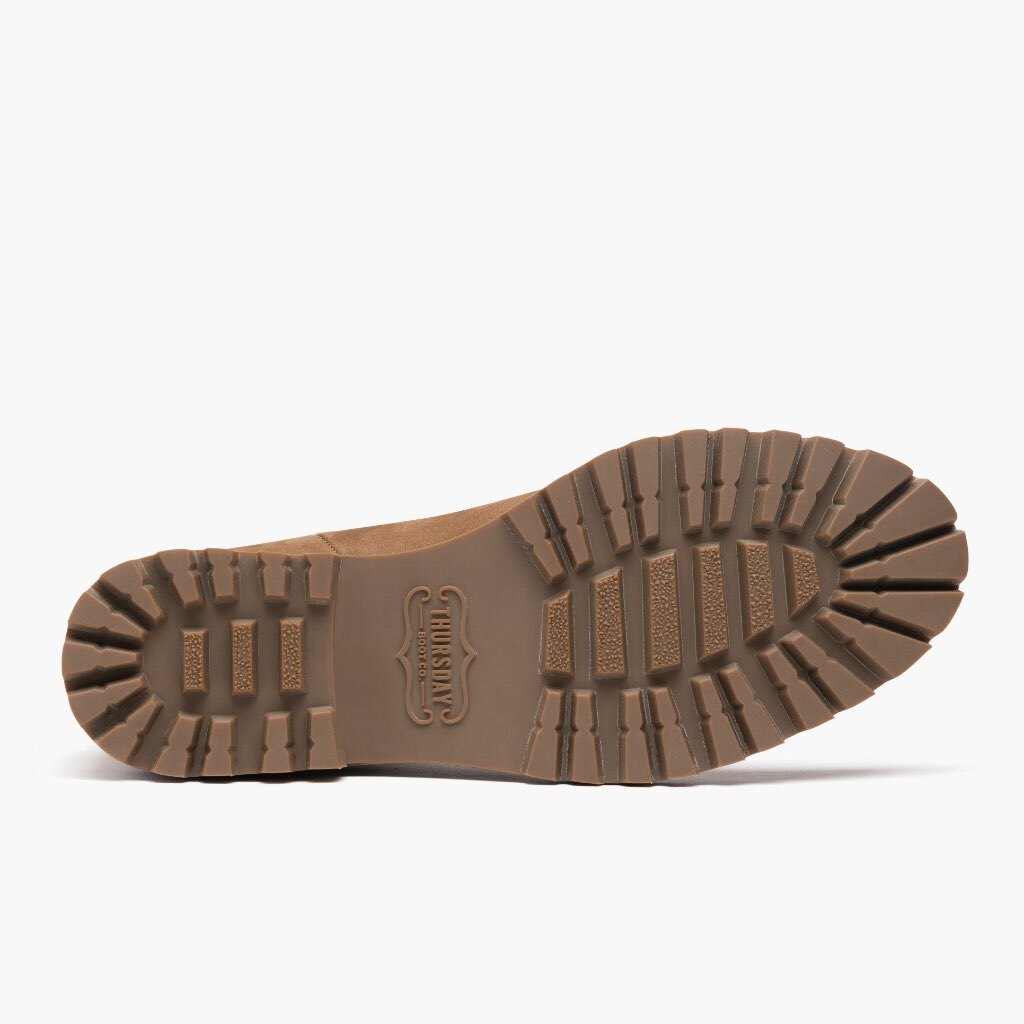 High-Traction Rubber Outsole & Lug Tread Pattern on Legend Pebble أحذية بوت جلدية نسائي
