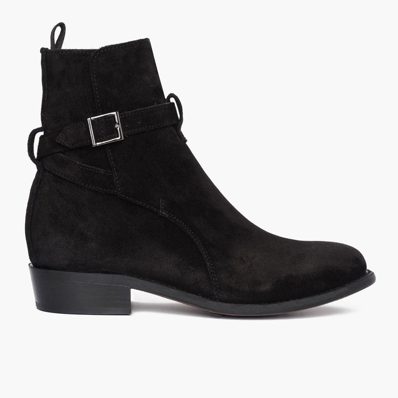 Rogue أسود Suede أحذية بوت جلدية رجالي