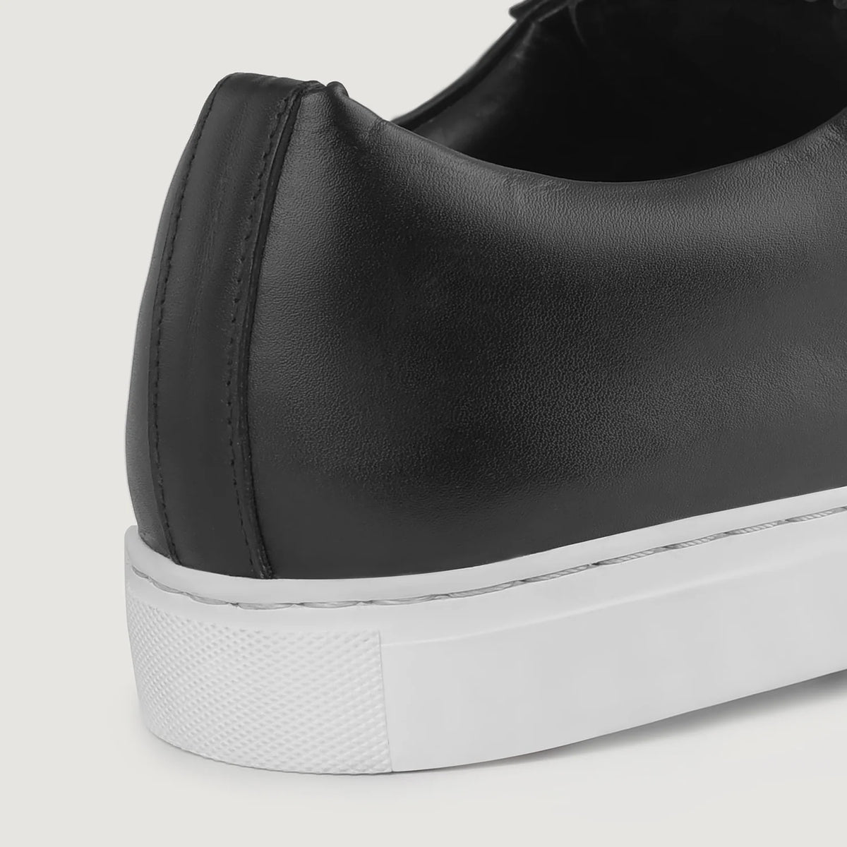 Orlaven Murphy Low Top أسود سنيكرز جلدي كاجوال رجالي footwear image 9