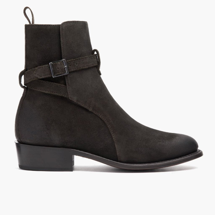 Rogue Dark Olive Suede أحذية بوت جلدية رجالي