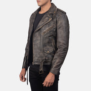 
Allaric Alley جاكيت بايكر جلد طبيعي رجالي – alternate product view 2