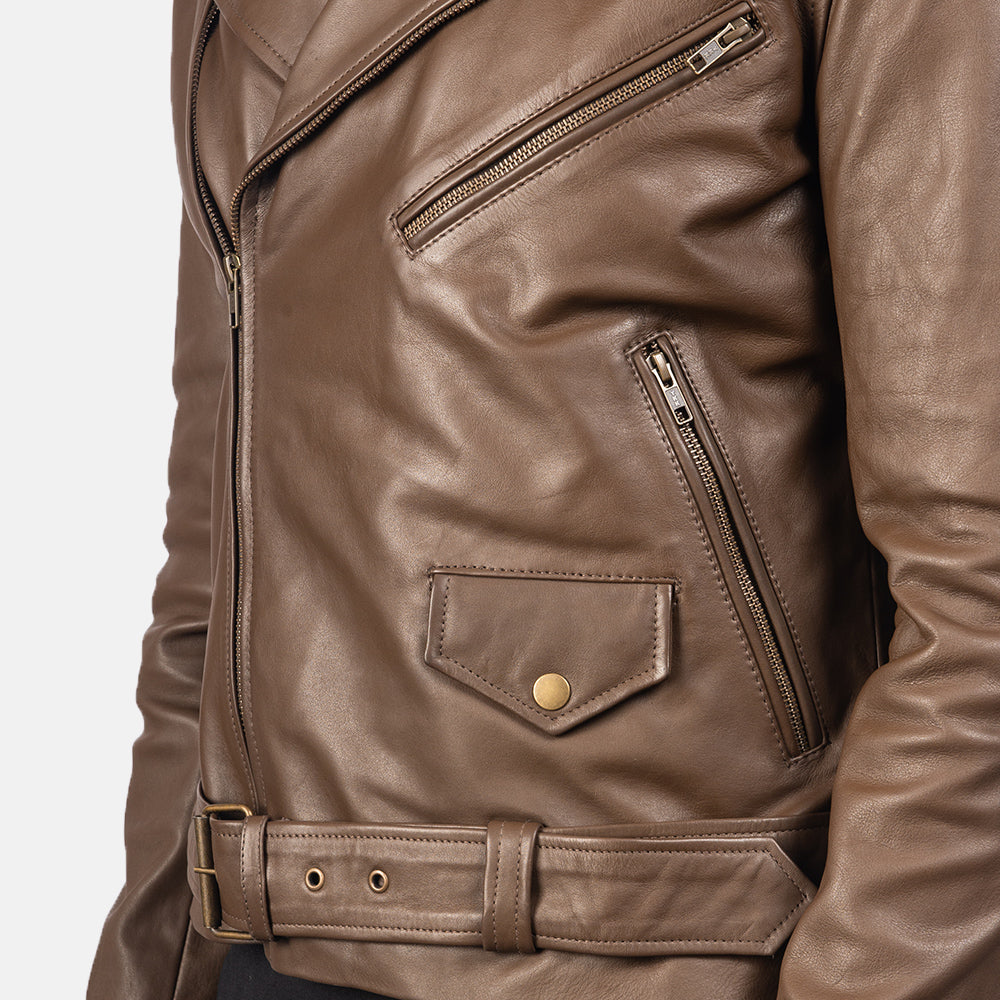 
Allaric Alley جاكيت بايكر جلد طبيعي رجالي – alternate product view 6