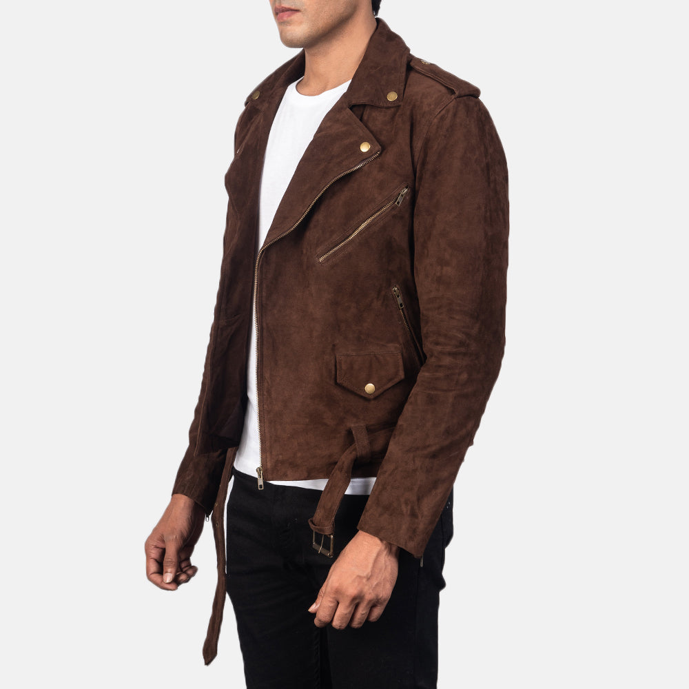 
Allaric Alley جاكيت بايكر جلد طبيعي رجالي – alternate product view 3