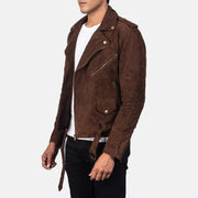 
Allaric Alley جاكيت بايكر جلد طبيعي رجالي – alternate product view 3