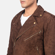 
Allaric Alley جاكيت بايكر جلد طبيعي رجالي – alternate product view 6