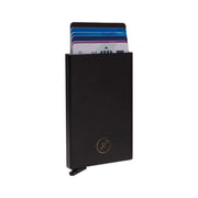 Aluminium Card Holder نسائي in Classic 100% Full-Grain Leather - Full Exterior Front Profile View | Buy Online