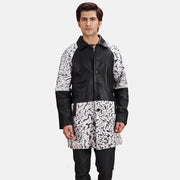 
Artistry أسود Dye معطف جلد فاخر رجالي in Black & White Sheepskin Dip &Amp; Dye - عرض أمامي وقَصّة مفصلة أنيقة | شراء أونلاين عبر المتجر الرسمي
