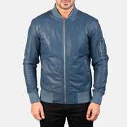 Bomia MA-1 جاكيت بومبر جلد رجالي – alternate product view 4