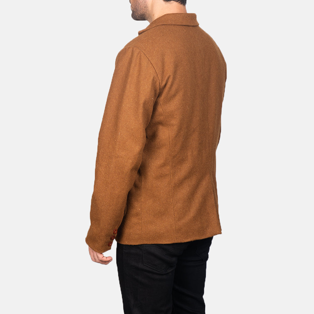 
Authentic Synthetic Wool Grain Texture & Heavy-Duty Seam Stitching Detail