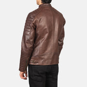 
Damian جاكيت بايكر جلد طبيعي رجالي – alternate product view 5
