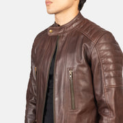 
Damian جاكيت بايكر جلد طبيعي رجالي – alternate product view 6