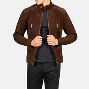 
Damian جاكيت بايكر جلد طبيعي رجالي – alternate product view 1