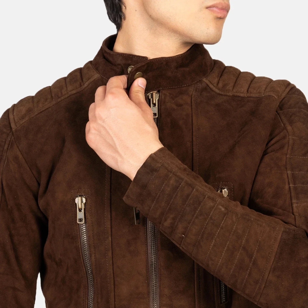 
Damian جاكيت بايكر جلد طبيعي رجالي – alternate product view 6