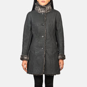 
Erica Shearling معطف جلد فاخر نسائي – alternate product view 4