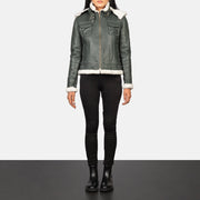 Fiona Hooded جاكيت فرو شيرلينج نسائي – alternate product view 2
