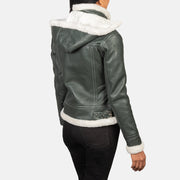 Fiona Hooded جاكيت فرو شيرلينج نسائي – alternate product view 5
