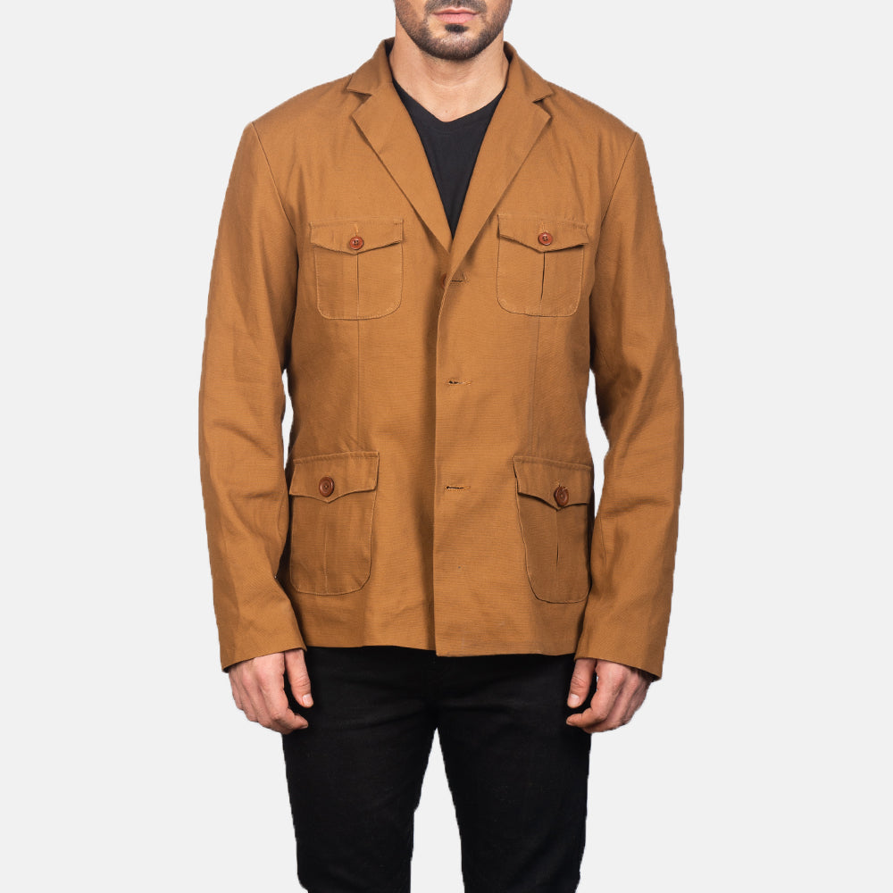 
Kajetan Khaki Safari جاكيت جلد رجالي - عرض أمامي وقَصّة مفصلة أنيقة | شراء أونلاين عبر المتجر الرسمي