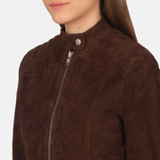 Kelsee جاكيت بايكر جلد نسائي – alternate product view 6