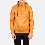 Kenton Hooded جاكيت جلد رجالي – alternate product view 1