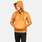 Kenton Hooded جاكيت جلد رجالي – alternate product view 4