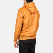 Kenton Hooded جاكيت جلد رجالي – alternate product view 5
