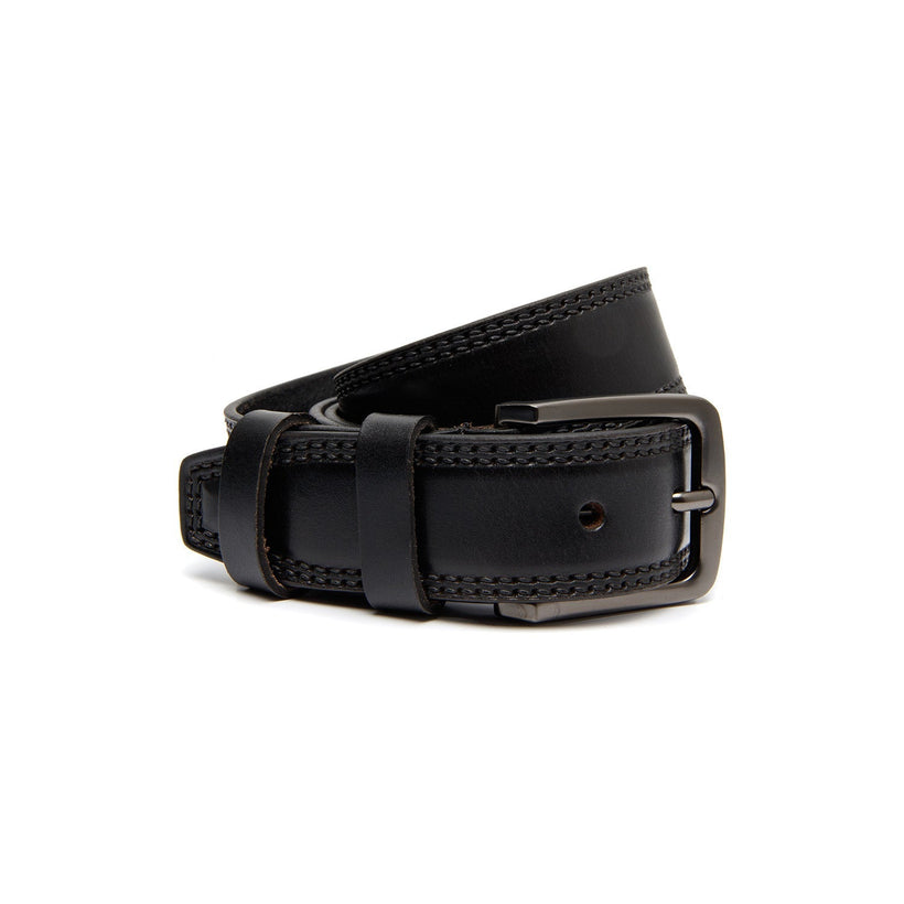 Manovo Full-Grain Leather Belt رجالي