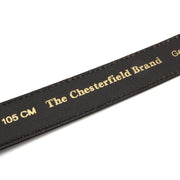 بيجaro Full-Grain Leather Belt رجالي - Structured Side Profile Showing Gusset Depth &amp; Expansion Capacity