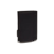 
Classic 100% Full-Grain Leather Card Holder - عرض خلفي يوضح أحزمة الجلد المقواة والخياطة المتقنة