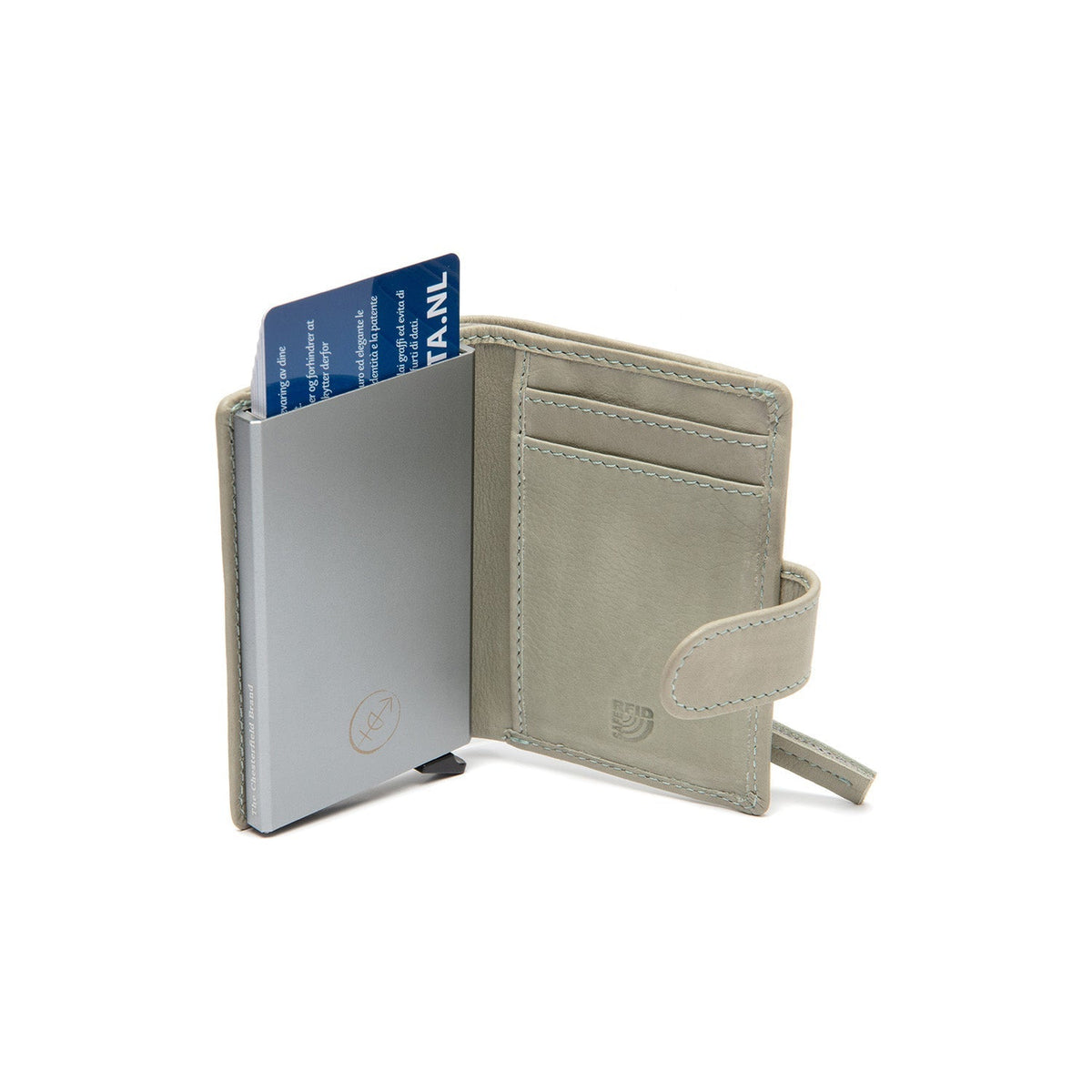 Kaunas Full-Grain Leather Card Holder نسائي – alternate product view 2