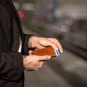 Lagos Full-Grain Leather Card Holder نسائي – alternate product view 3