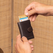 Leipzig Full-Grain Leather Card Holder نسائي – alternate product view 2