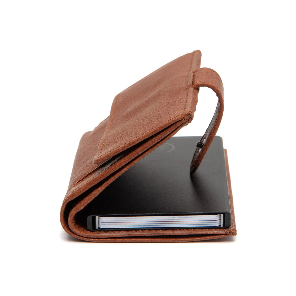 Torola Full-Grain Leather Card Holder نسائي – alternate product view 3