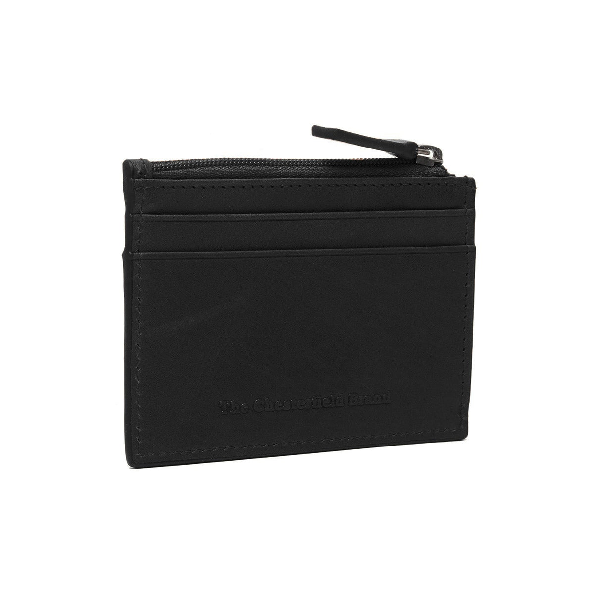 Leather Card Wallet نسائي in Classic 100% Full-Grain Leather - Full Exterior Front Profile View | Buy Online