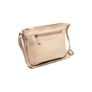 Aston جلد طبيعي فل جرين حقيبة كروس in Classic 100% Full-Grain Leather - Full Exterior Front Profile View | تسوق أونلاين