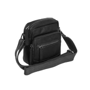 Bremen Full-Grain Leather Crossbody Bag رجالي in Classic 100% Full-Grain Leather - Full Exterior Front Profile View | Buy Online