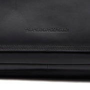 Classic 100% Full-Grain leather Bag - Rear Perspective Showing Reinforced Leather Straps & Stitching