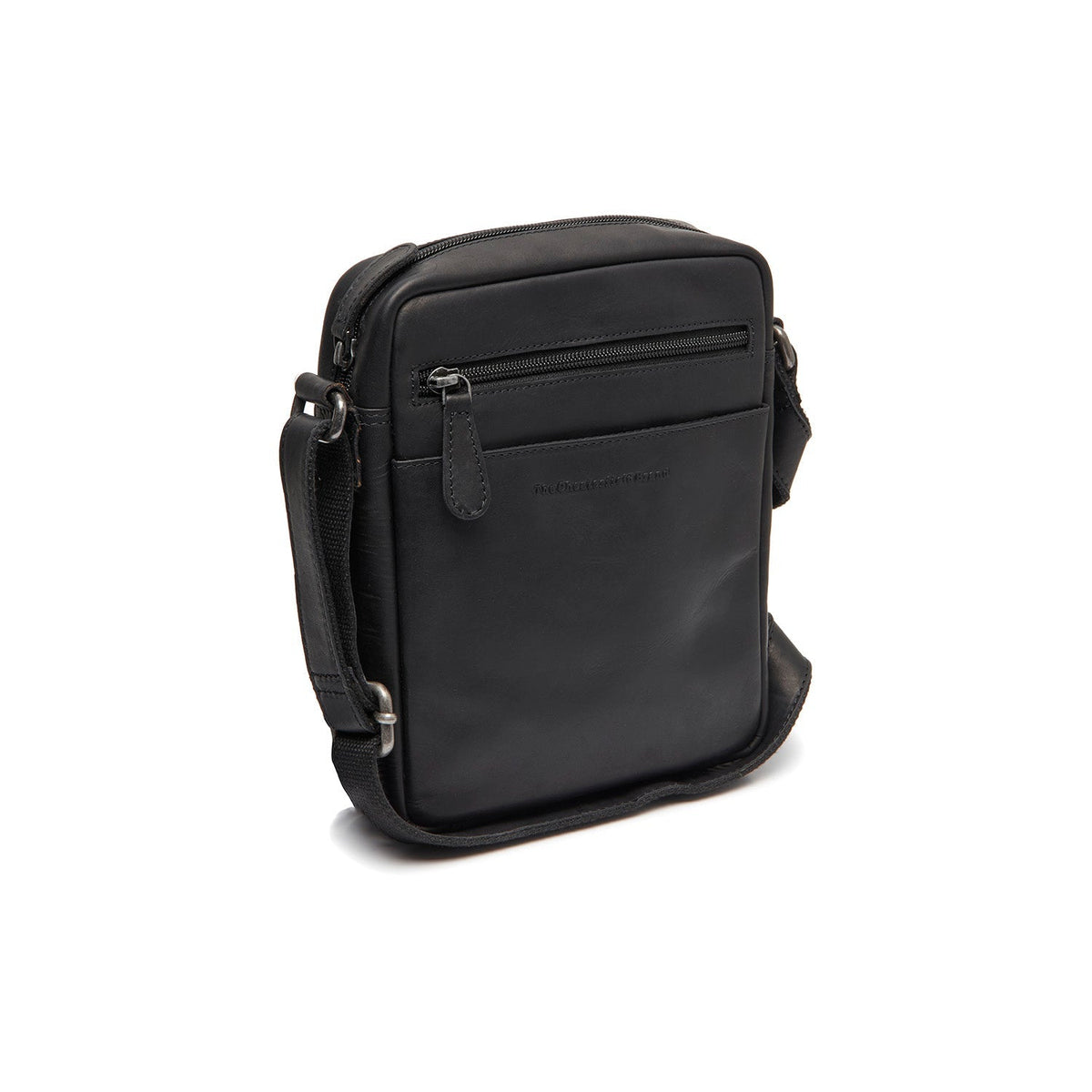 Laveno Full-Grain Leather Crossbody Bag in Classic 100% Full-Grain Leather - Full Exterior Front Profile View | Buy Online